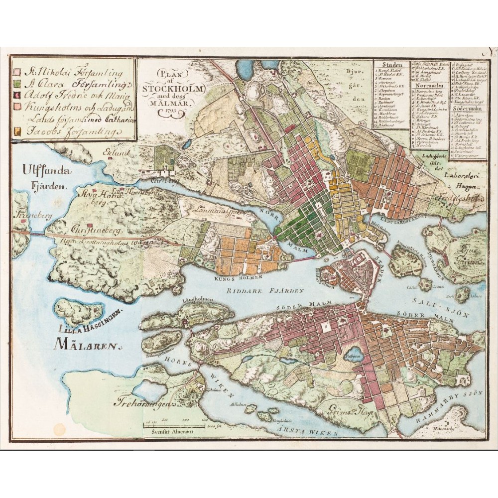 Stockholm 1795 Carl Fredrik Ström